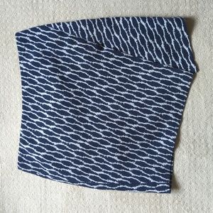Loft | Blue/White Skirt